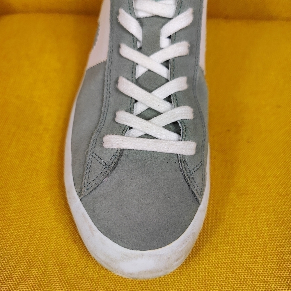 Camper Imar Copa Green White Suede Lace Up Euro Sneakers Women's Shoes Size 10 - Picture 3 of 10